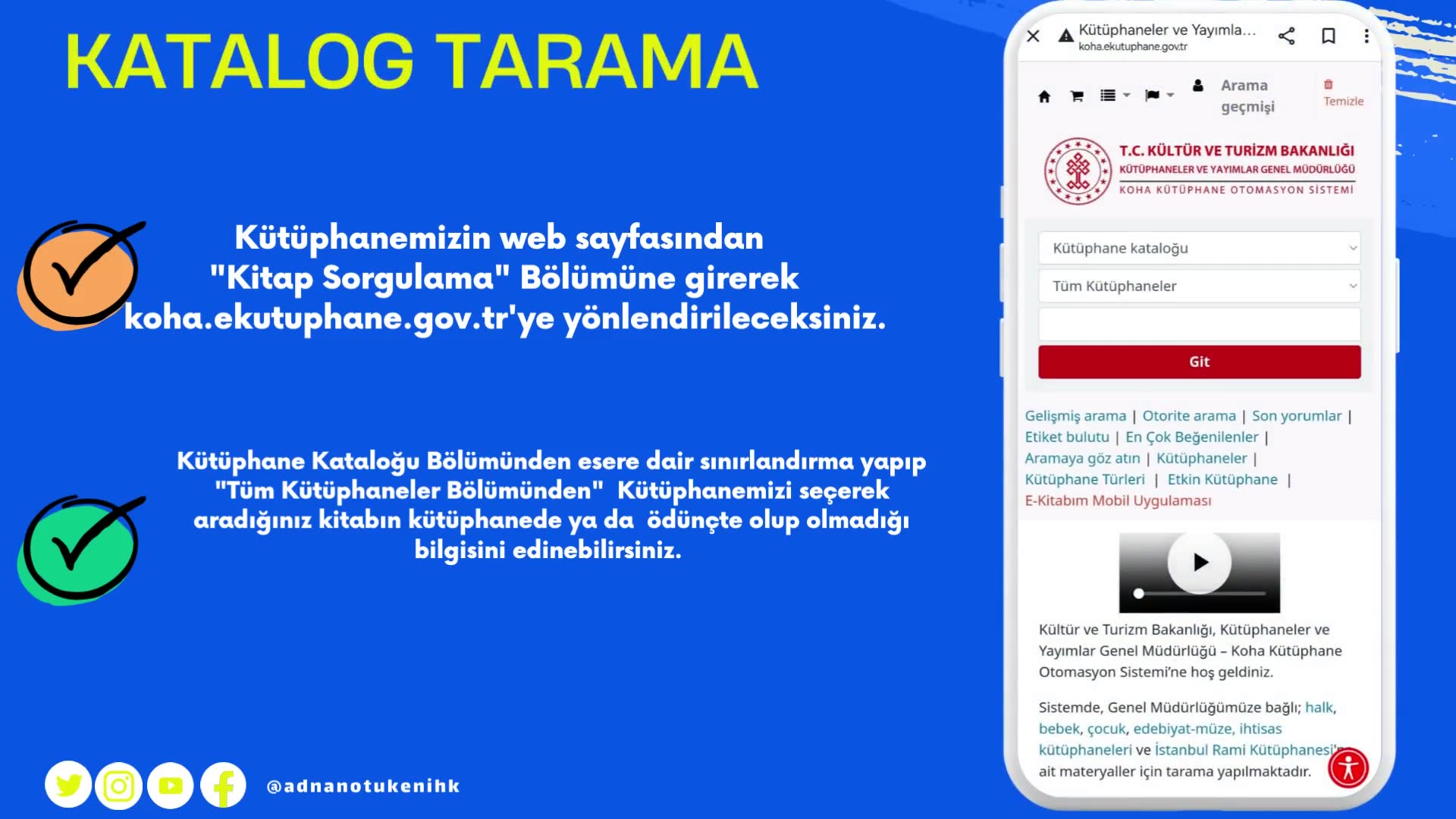 Kütüphanemizden Nasıl Faydalanabiliriz ? 