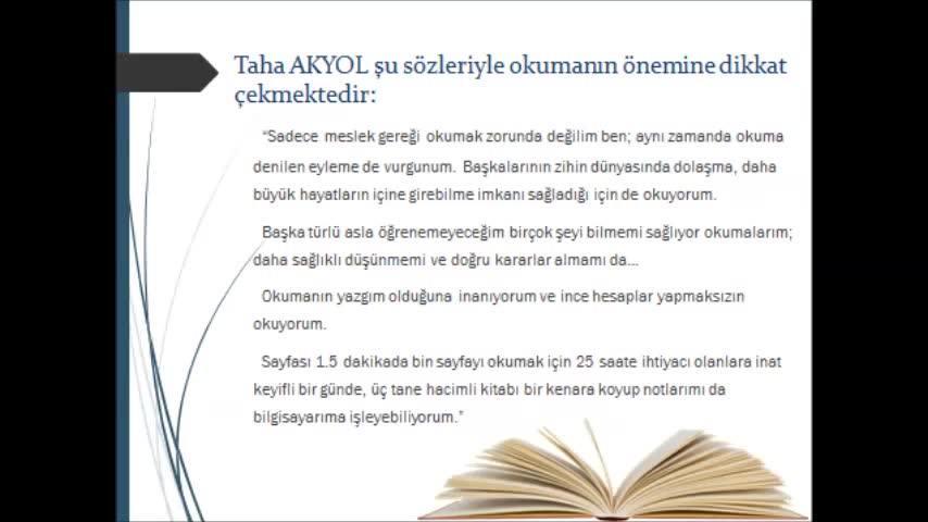 OKUMA ve KÜTÜPHANE