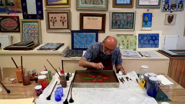 İbrahim Boz - Ebru Sanatı