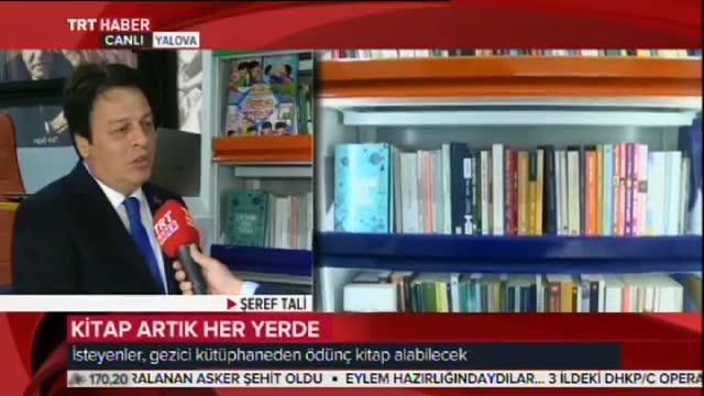GEZİCİ KÜTÜPHANE TRT HABER YALOVA
