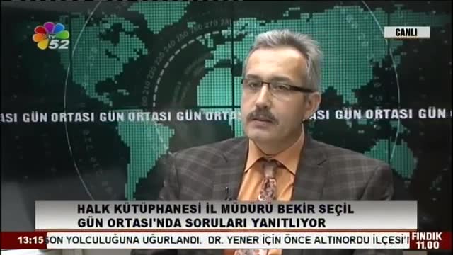 Ordu Gazi İl Halk Kütüphanesi Müdürü Bekir SEÇİL 3. Karadeniz Kitap Fuarı ve 2016 yılı Halk Kütüphanemizi değerlendiriyor.